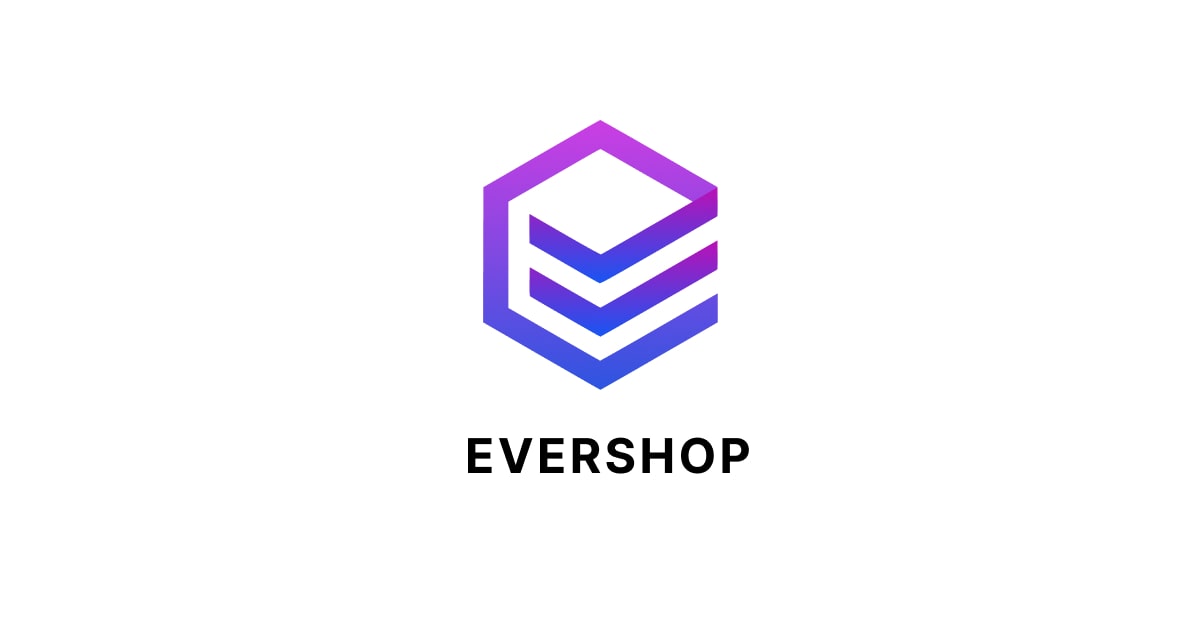 Screenshot of evershop website